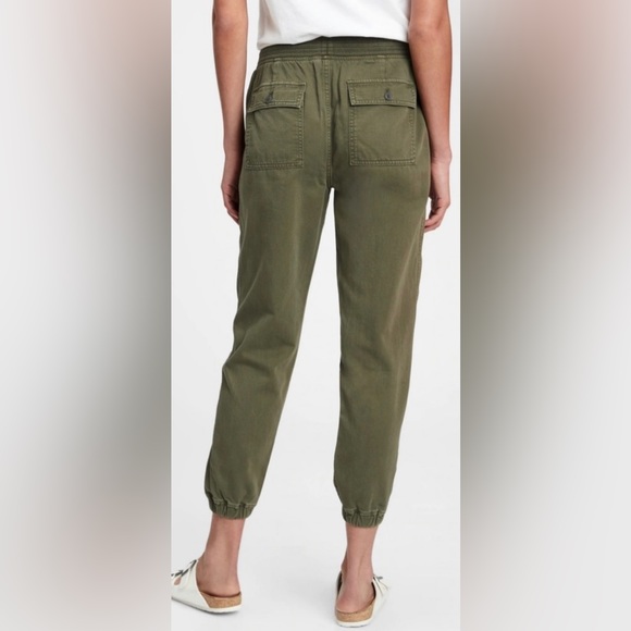 GAP Olive Joggers with drawstring, soft olive green, size XL - Picture 2 of 4
